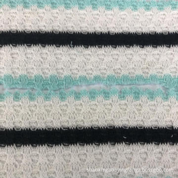 TR/SP waffle yarn-dyed Knit Fabric
